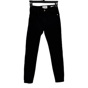 Frame jeans black Le Skinny de Jeanne crop jeans size 24